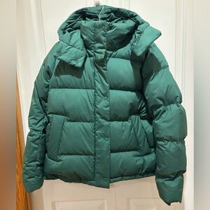 Lululemon Wunder Puff Puffer Jacket in Everglade Green - Size 8